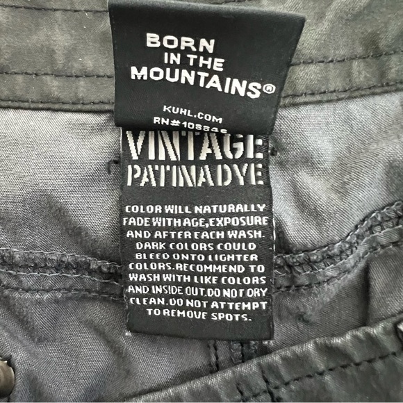 KUHL Revolve Rogue Men’s 5-Pocket Pants/Jeans W35/L34 Dark Gray Hiking/Outdoor - Picture 7 of 15